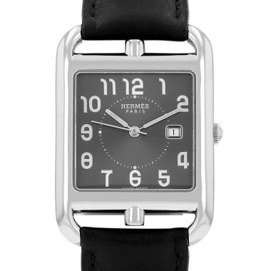 Orologio Hermès Cape Cod, modello grande, in acciaio, cod. rif.: Hermes - CC2.710, intorno al 2010