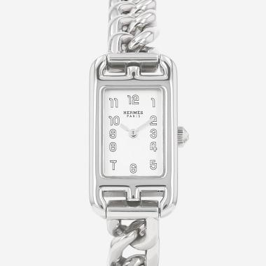 Montre Hermès Nantucket en acier Ref: Hermès - NA2.110  Vers 2010