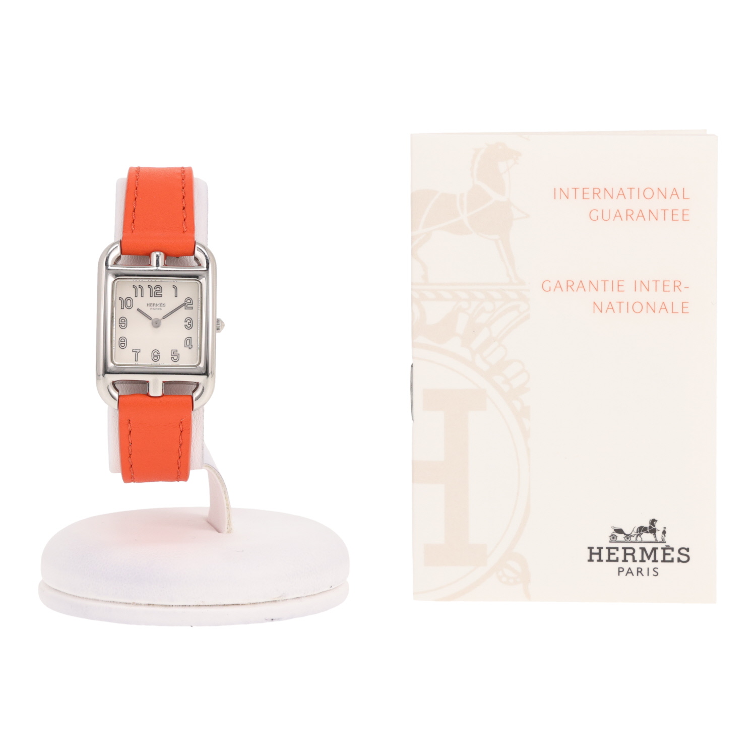 Hermès Cape Cod watch in steel Ref: Hermès - CC1.210  Circa 2005