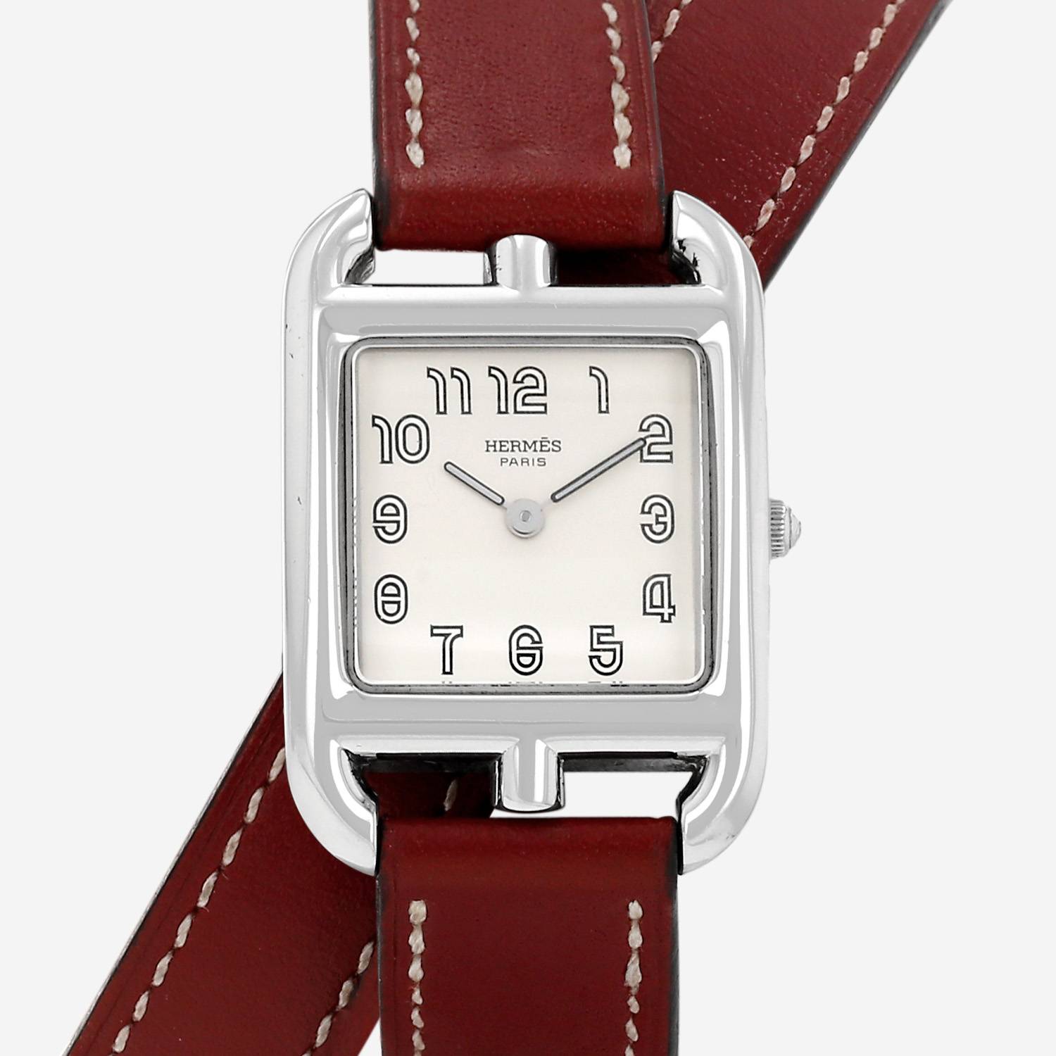 Hermès Cape Cod watch in steel Ref: Hermes - CC1.210 Circa 2000