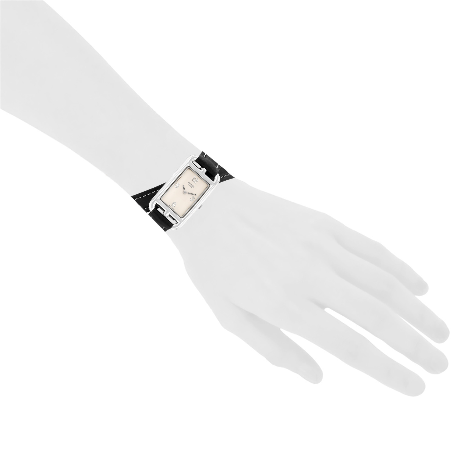 Montre Hermès Cape Cod Nantucket en argent Vers 1990 - Detail D1
