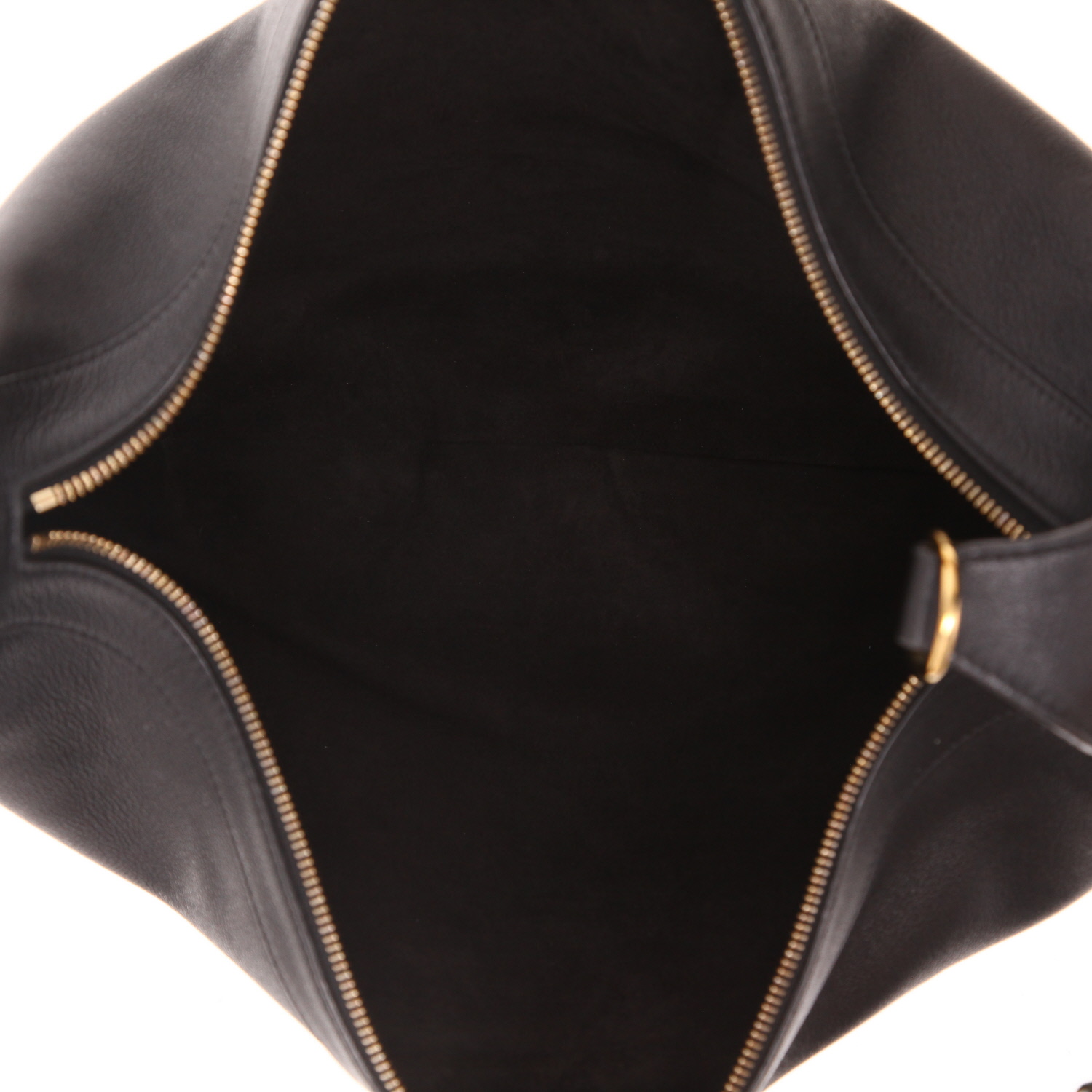 Celine Léandre handbag in black leather - Detail D3