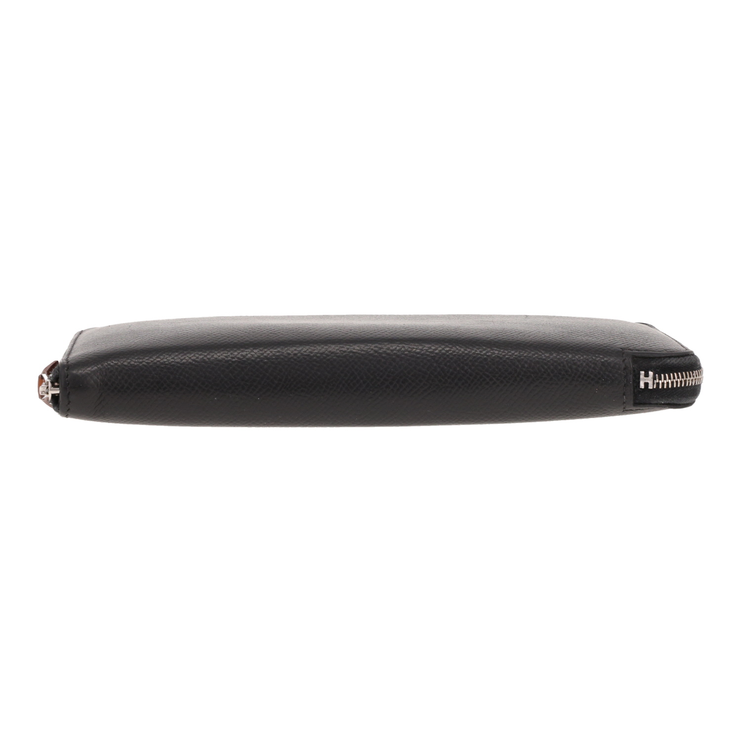 Cartera Hermès Azap de piel Epsom Noir - Detail D1