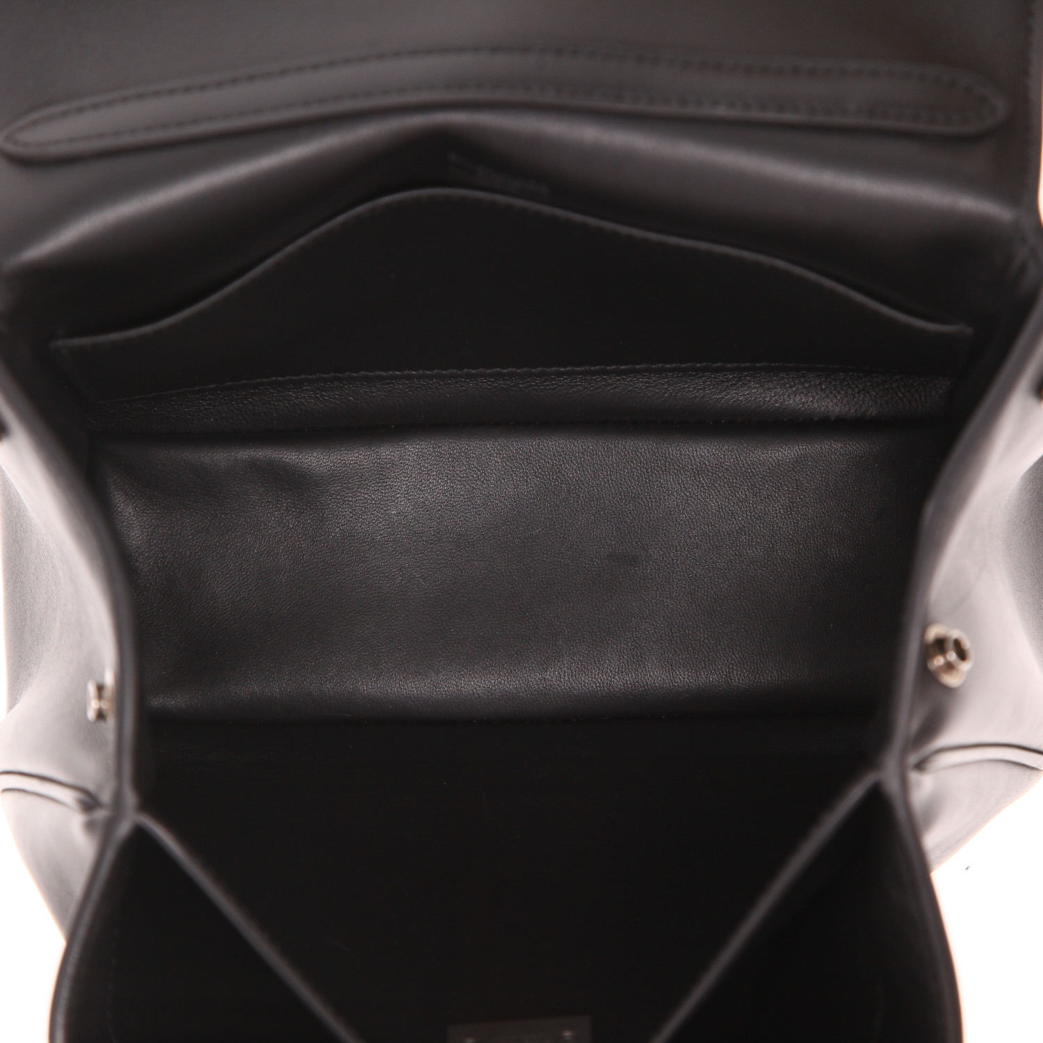 Sac bandoulière Balenciaga  Rodeo en cuir noir - Detail D3