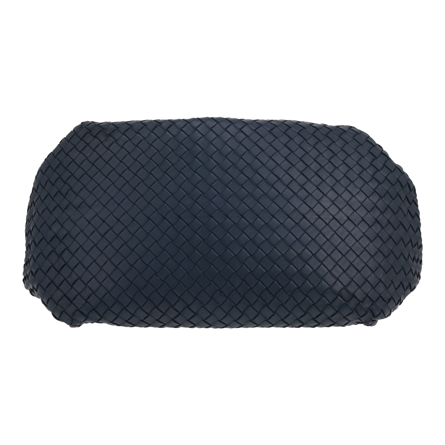 Sac à main Bottega Veneta  Parachute  en cuir intrecciato bleu - Detail D1