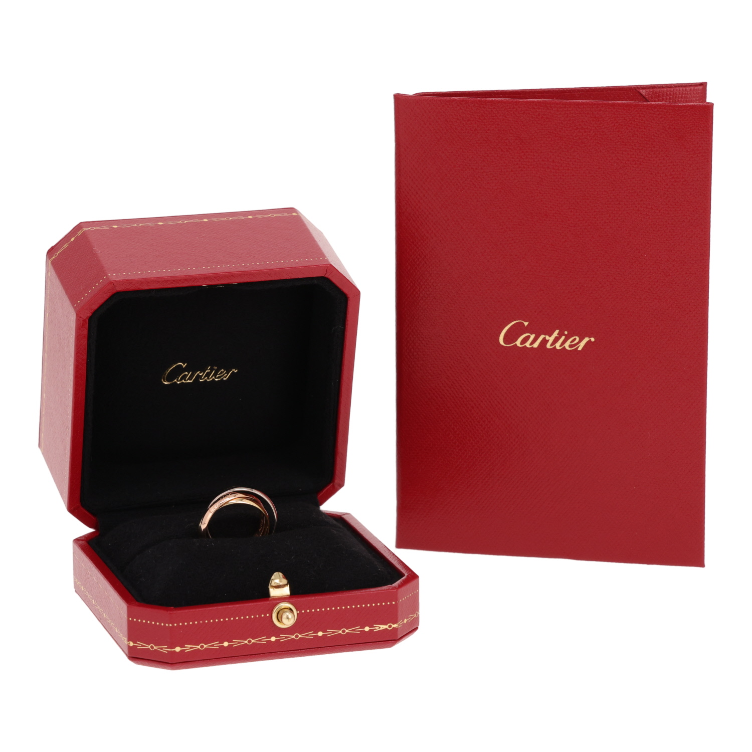 Cartier Trinity ring, small size, in three-tone gold - Detail D2