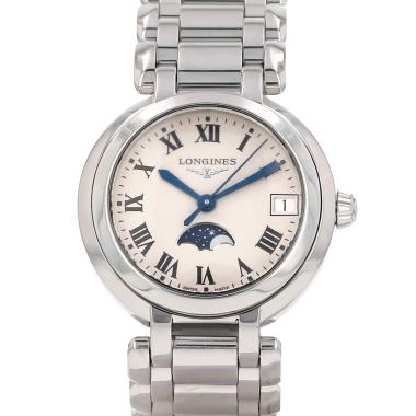 Longines PrimaLuna steel watch, Ref: Longines - L8.115.4.71.6  Circa 2021