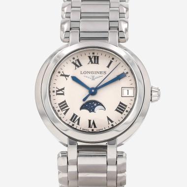 Montre Longines PrimaLuna en acier Ref: Longines - L8.115.4.71.6  Vers 2021