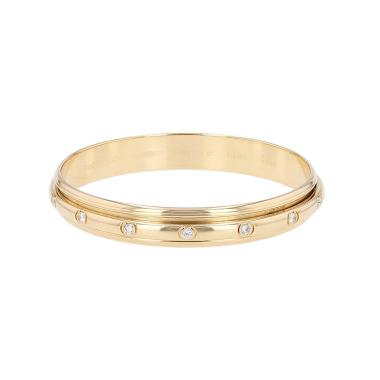 Piaget Possession bangle in yellow gold and diamonds