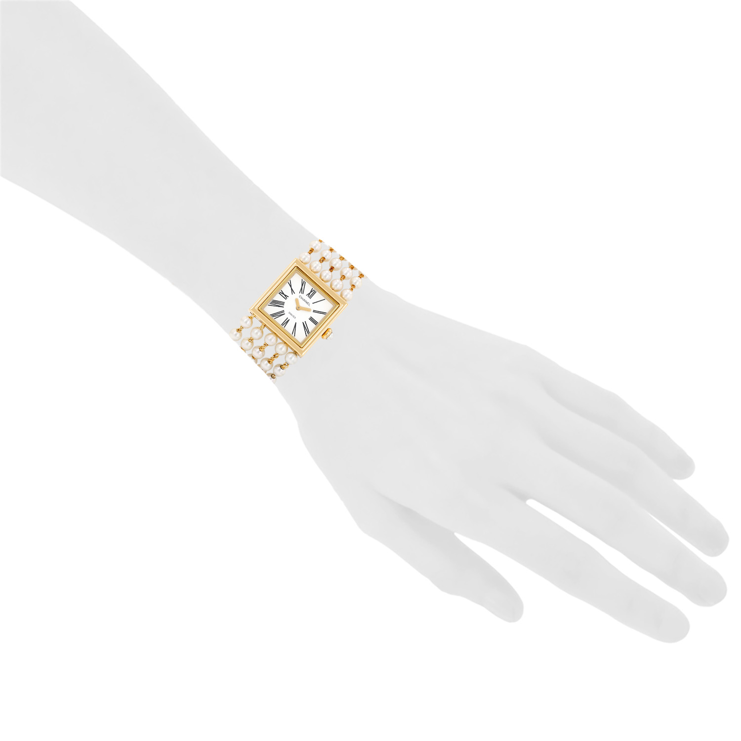 Orologio Chanel Mademoiselle in oro giallo, intorno al 1990 - Detail D1