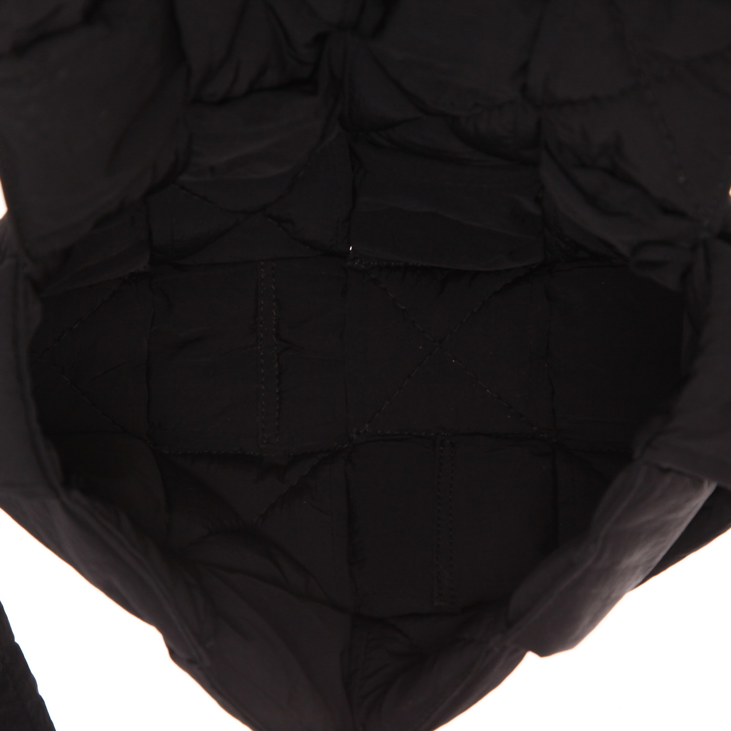 Sac bandoulière Bottega Veneta  Padded Cassette en toile noire - Detail D3