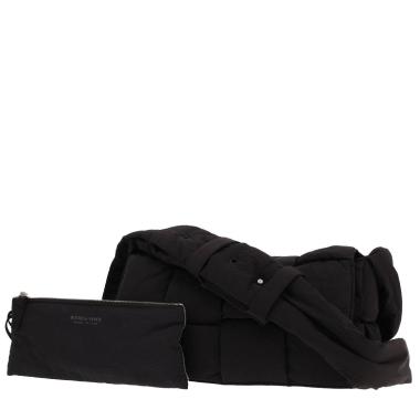 Sac bandoulière Bottega Veneta  Padded Cassette en toile noire