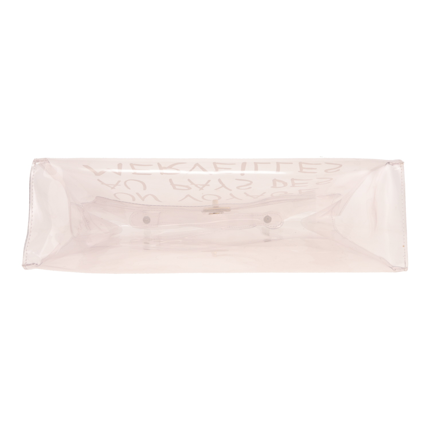 Bolso Hermès Kelly Plastic de vinilo transparente - Detail D1