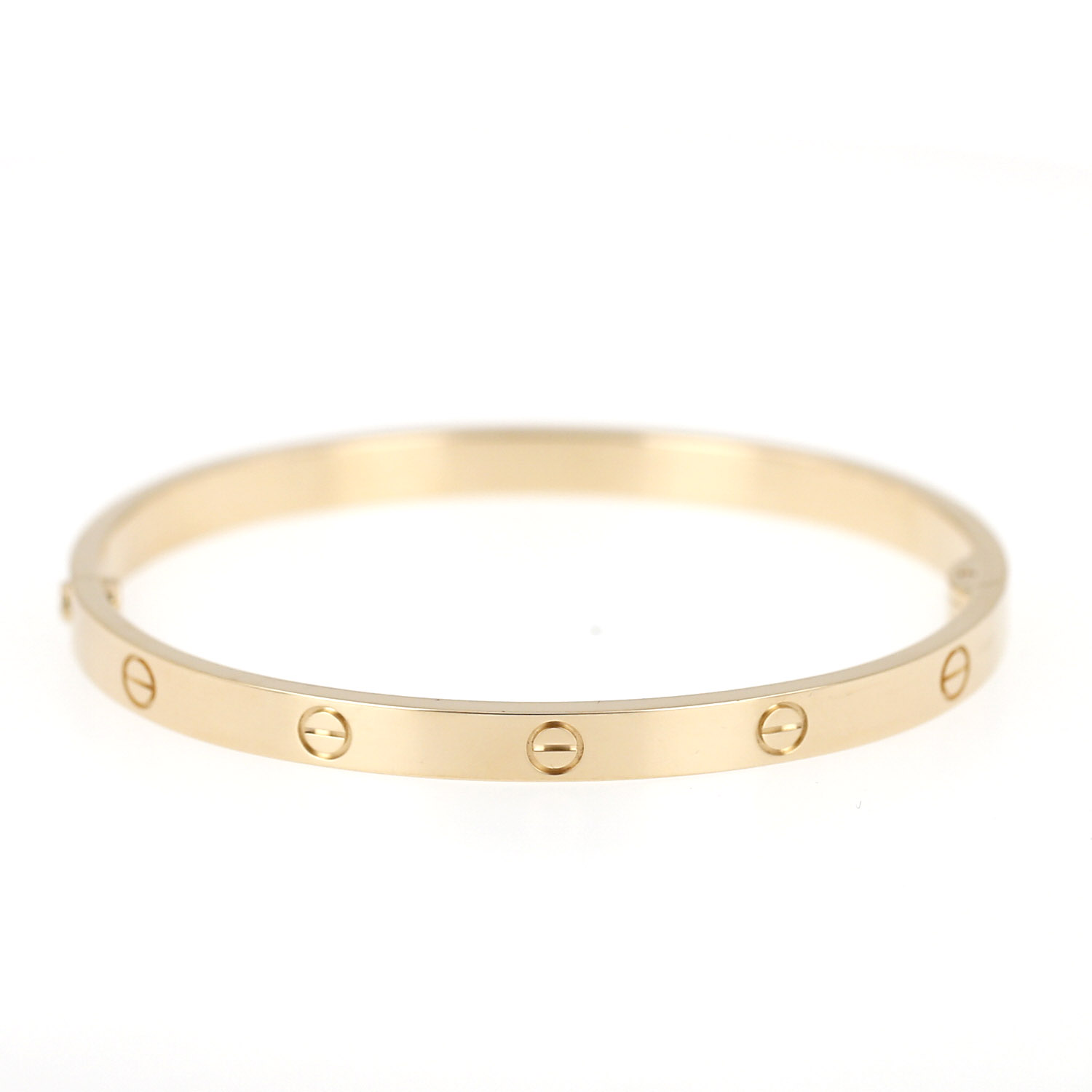 Medium-sized Cartier Love bracelet in yellow gold - Detail D5