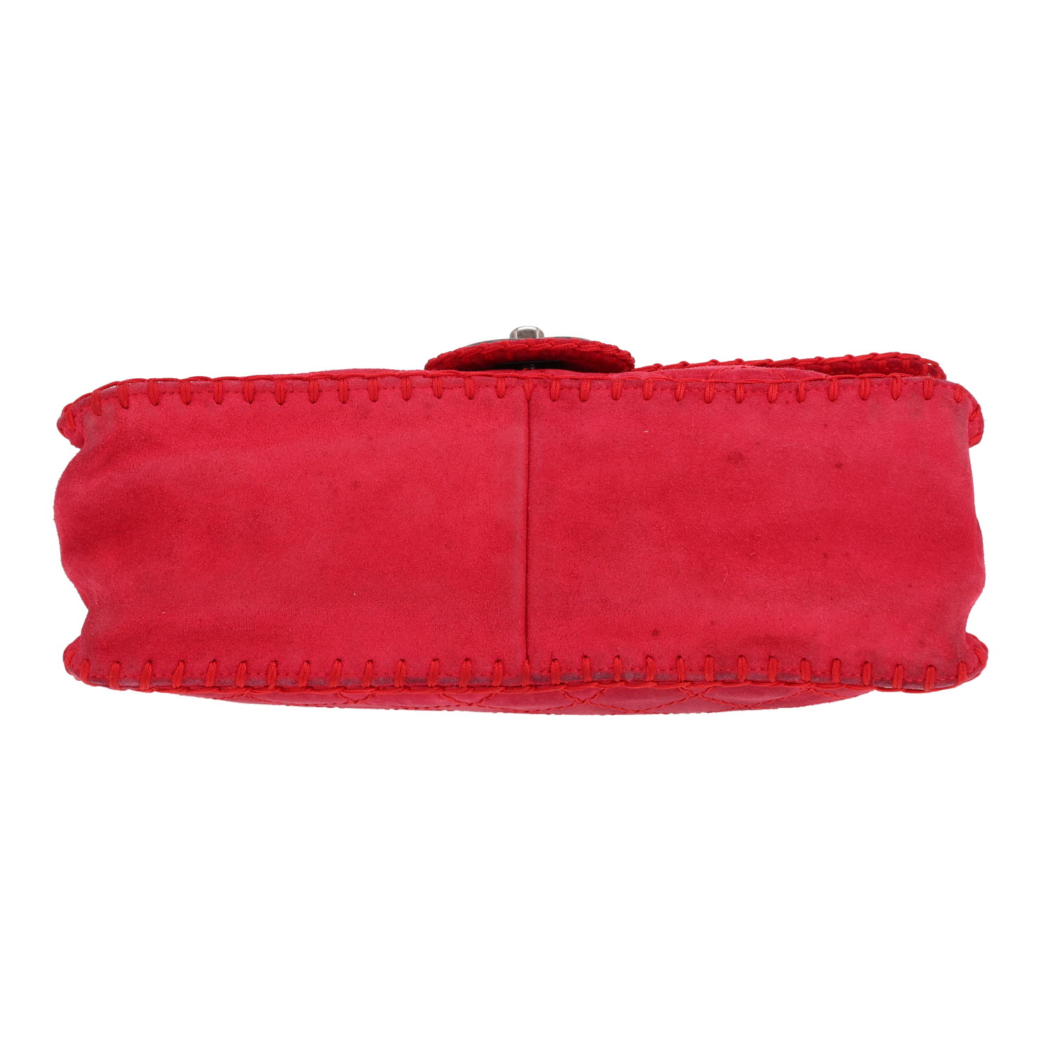Bolso Chanel «Timeless Jumbo» de ante de ternera rosa - Detail D1