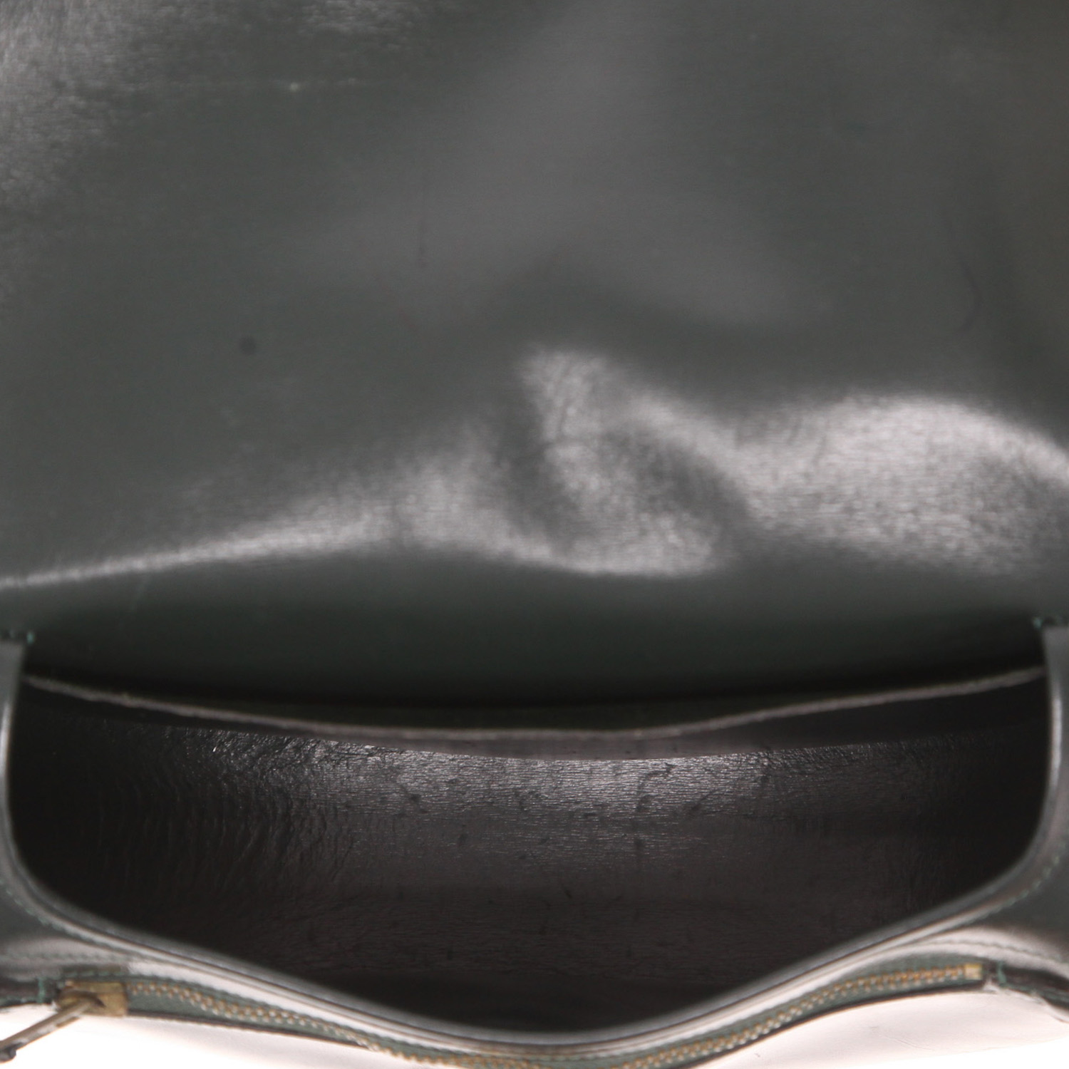 Bolso de Hermès «Balle De Golf», de cuero verde, para llevar al hombro o en la mano - Detail D3