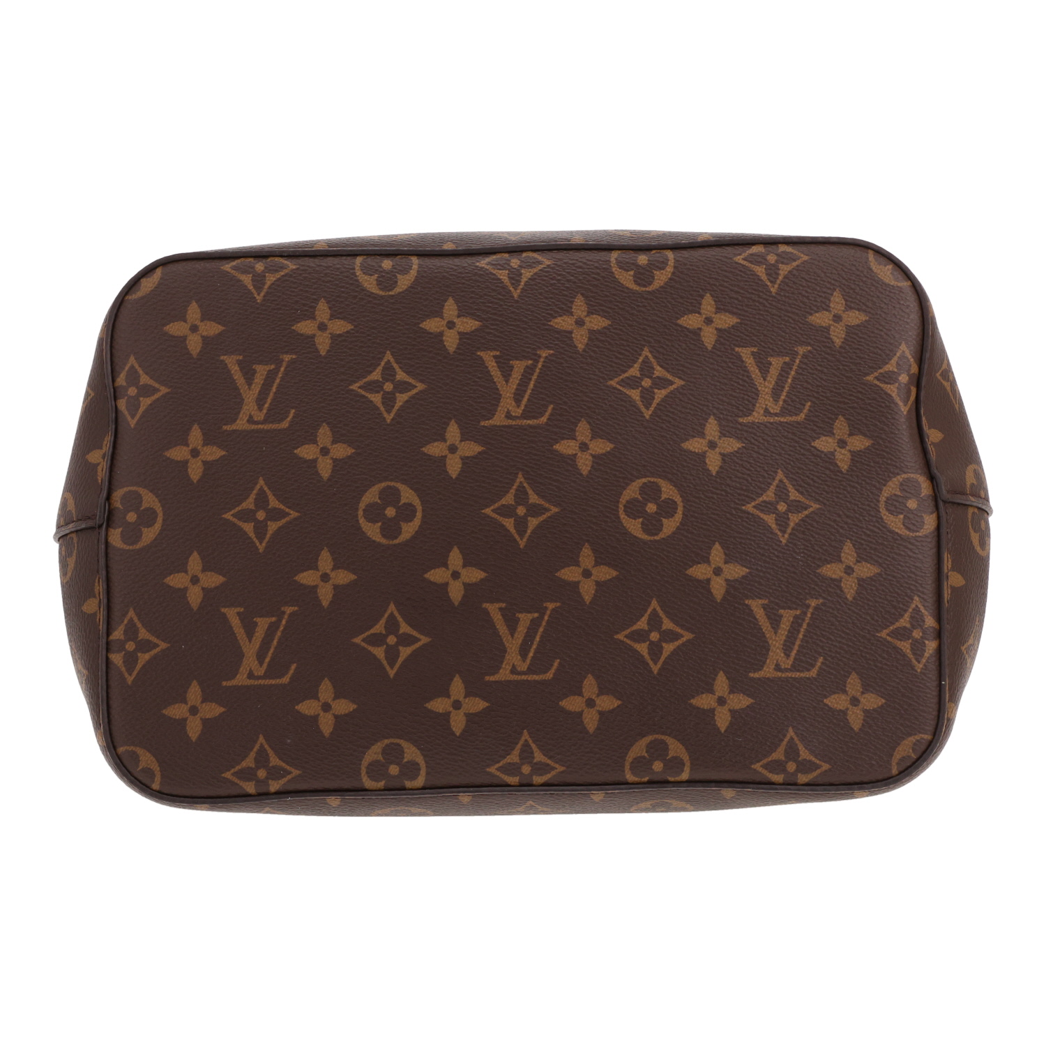 Borsa Louis Vuitton  NéoNoé in tela Monogram marrone e pelle marrone - Detail D1