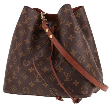 Bolso Louis Vuitton  NéoNoé de lona Monogram marrón y piel marrón