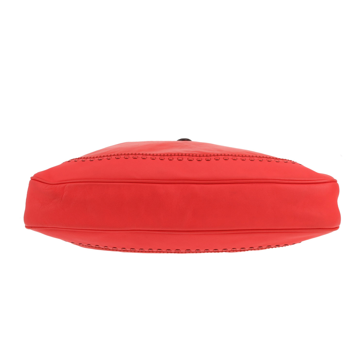 Gucci Jackie handbag in red leather - Detail D1
