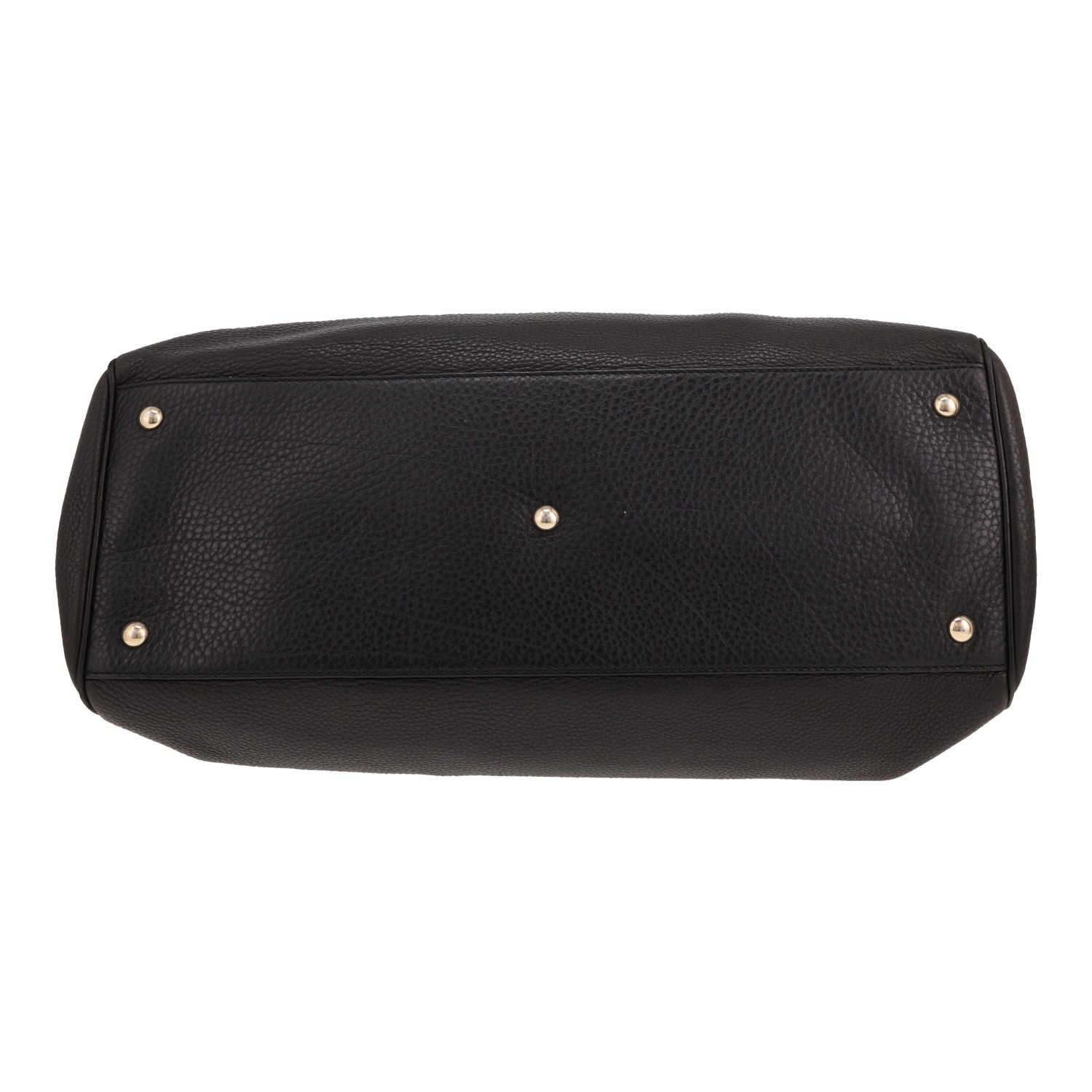 Borsa Gucci Bamboo in pelle nera - Detail D1