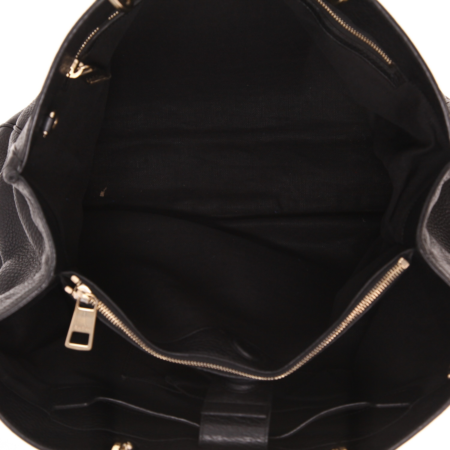 Bolso de mano Gucci Bamboo de piel negra - Detail D3