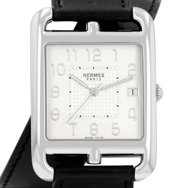 Orologio Hermès Cape Cod taglia XL in acciaio, cod. art.: Hermès - CC1.810, intorno al 2010