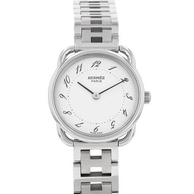 Hermès Arceau watch in steel, Ref: Hermès - AR3.210  Circa 2000