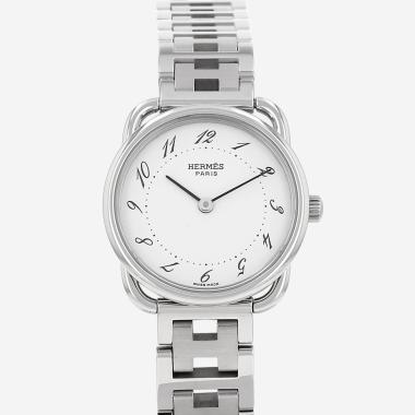 Hermès Arceau watch in steel, Ref: Hermès - AR3.210  Circa 2000