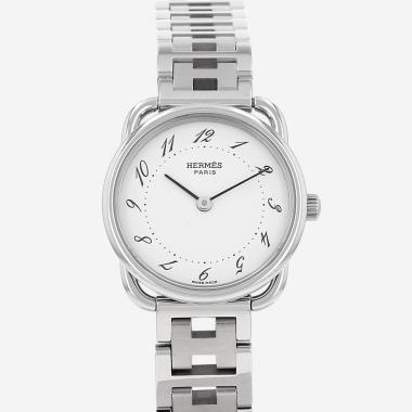 Montre Hermès Arceau en acier Ref: Hermès - AR3.210  Vers 2000