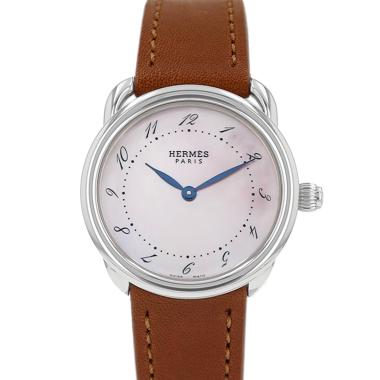 Reloj Hermès Arceau de acero. Ref.: Hermès - AR5.210. Hacia 2010