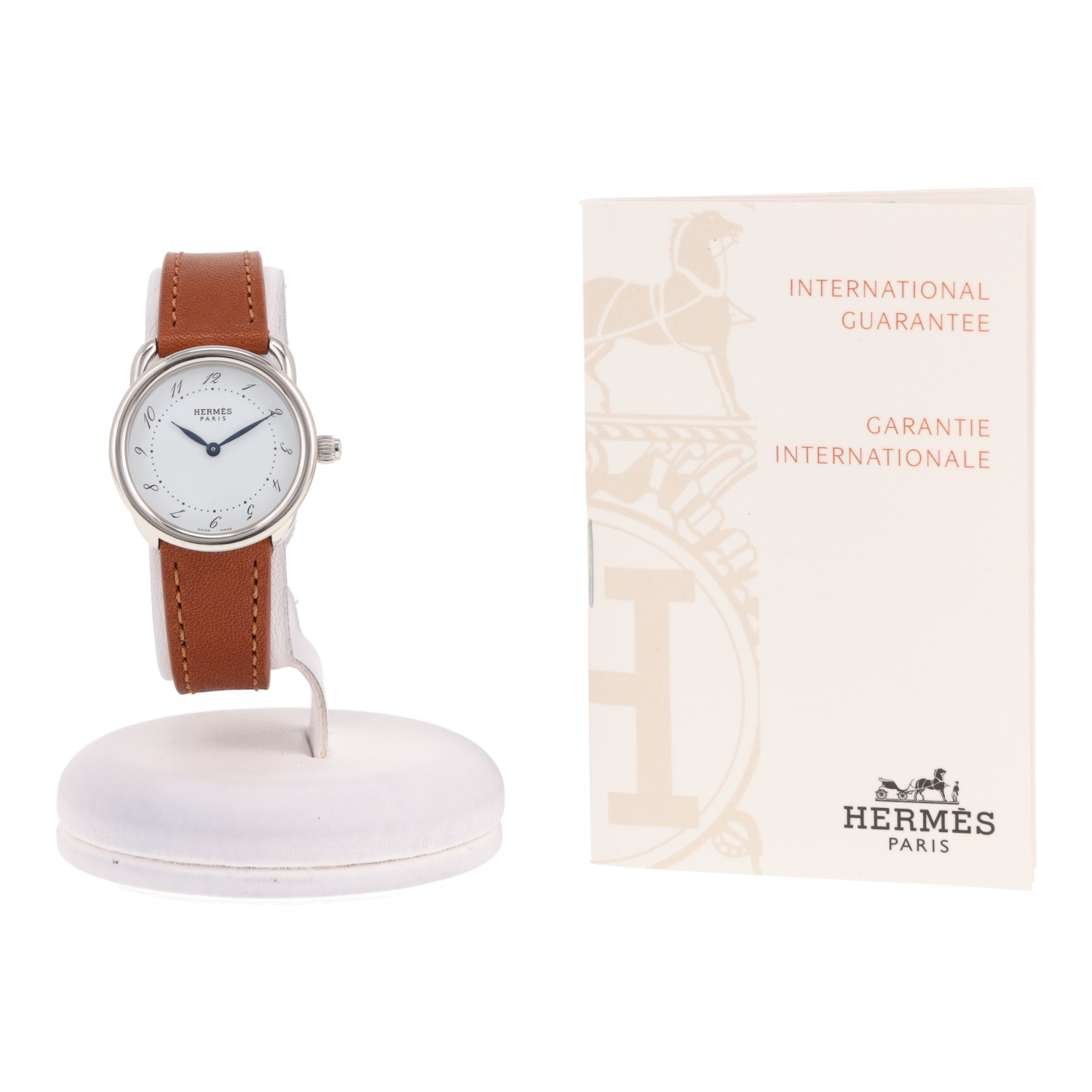 Orologio Hermès Arceau in acciaio, rif.: Hermès - AR5.210, intorno al 2010