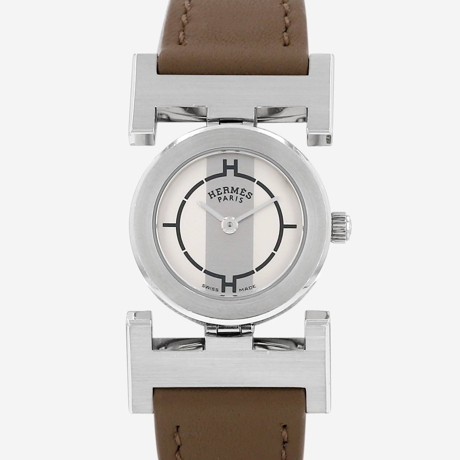 Hermès Paprika steel watch, Ref: Hermès - PA1.210 Circa 2000