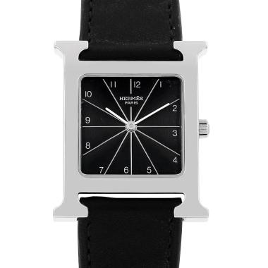 Hermès Heure H watch, medium size, in steel, Ref: Hermes - HH1.510, circa 2010