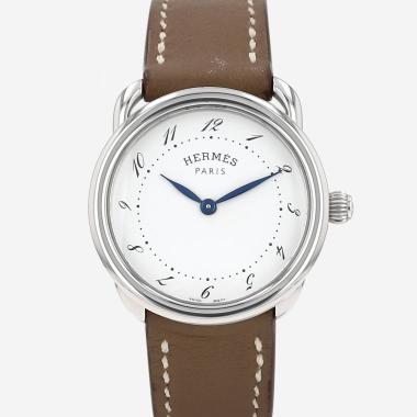 Hermès Arceau watch in steel Ref: Hermès - AR5.210a  Circa 2022