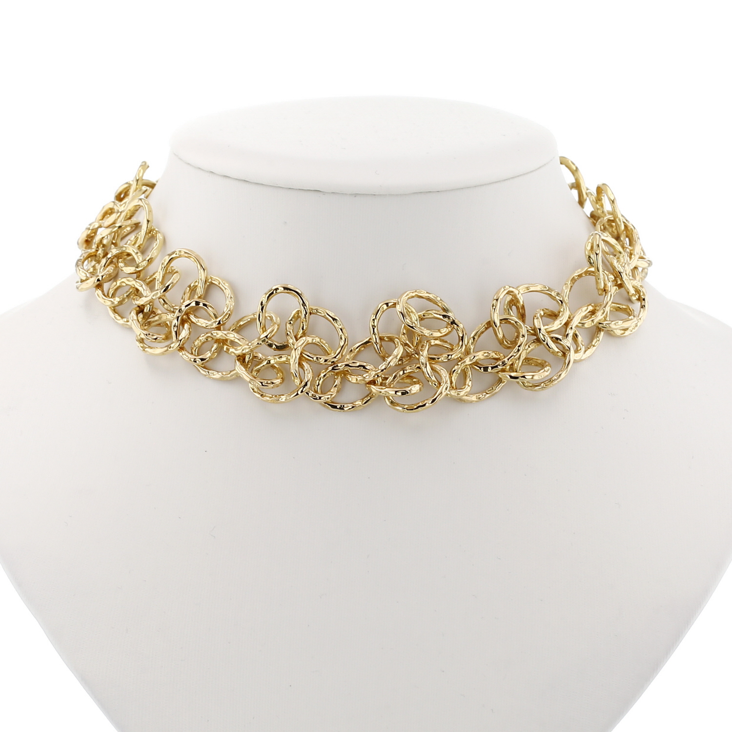 Collier années 1970 Fred  en or jaune - Detail D3