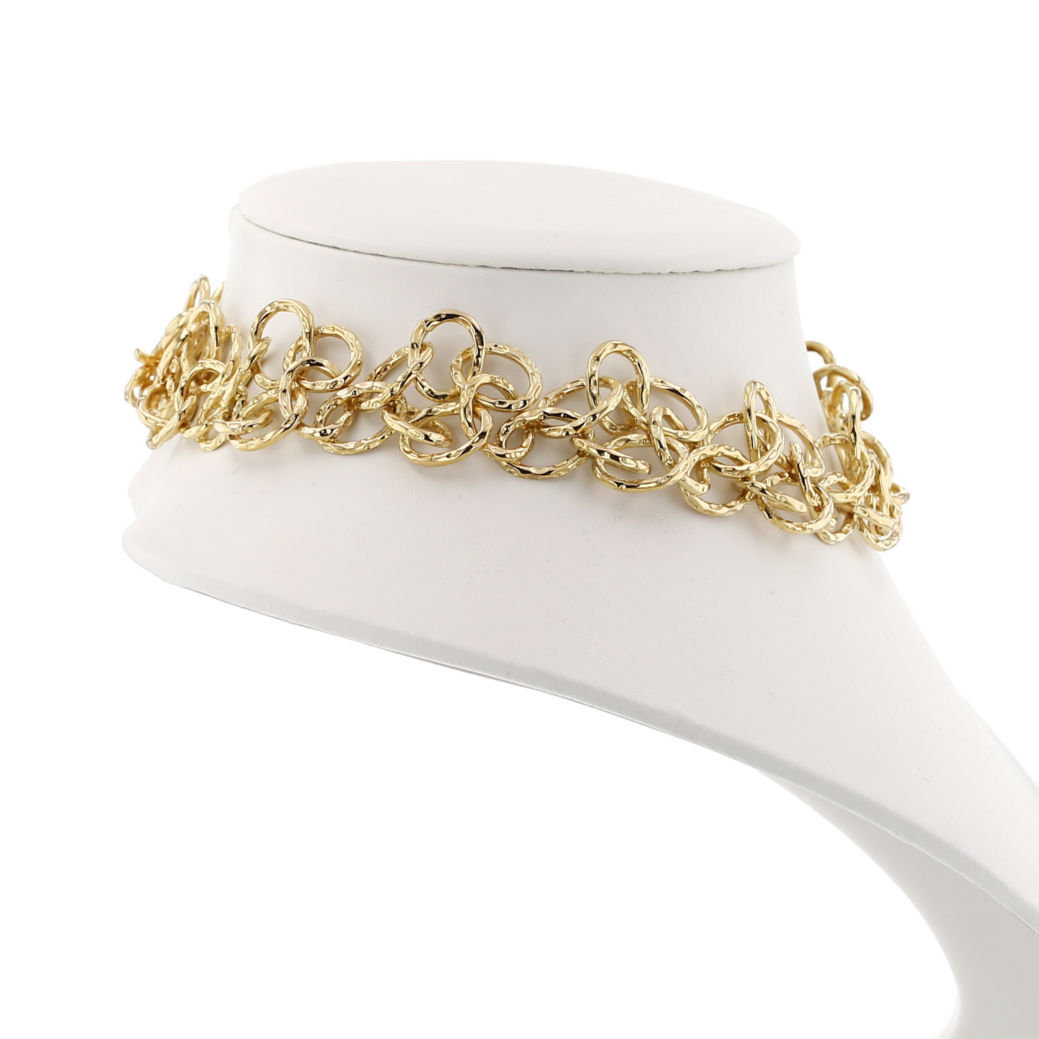 Collier années 1970 Fred  en or jaune - Detail D4