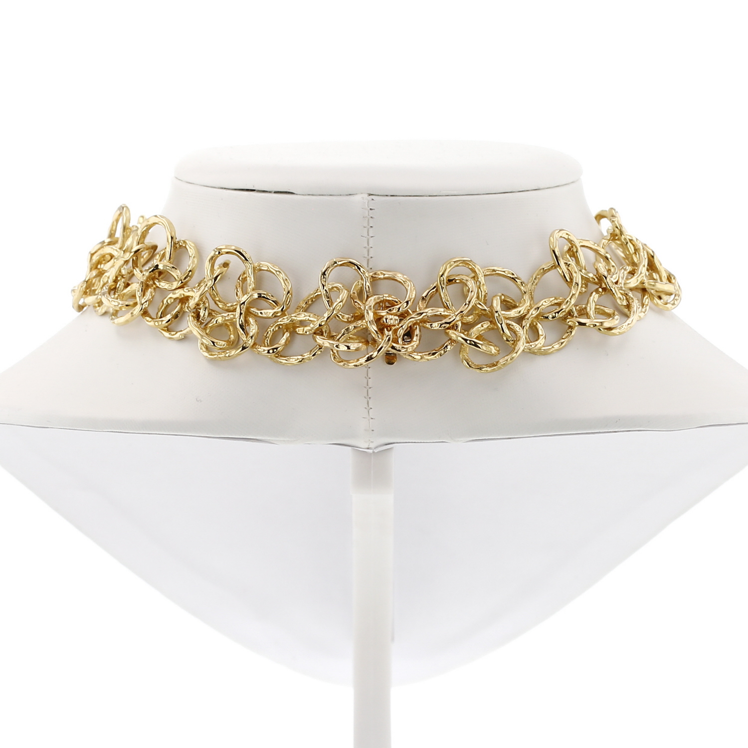 Fred 1970s-style necklace in yellow gold - Detail D5