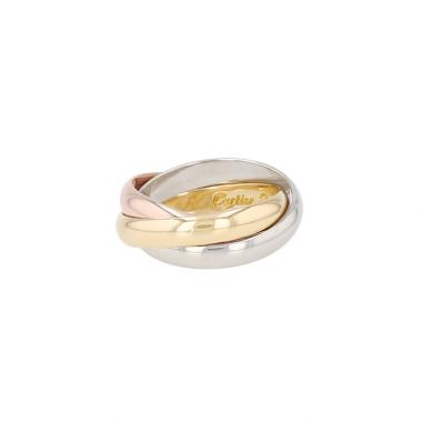 Anillo Cartier Paris Trinity en tres tonos de oro