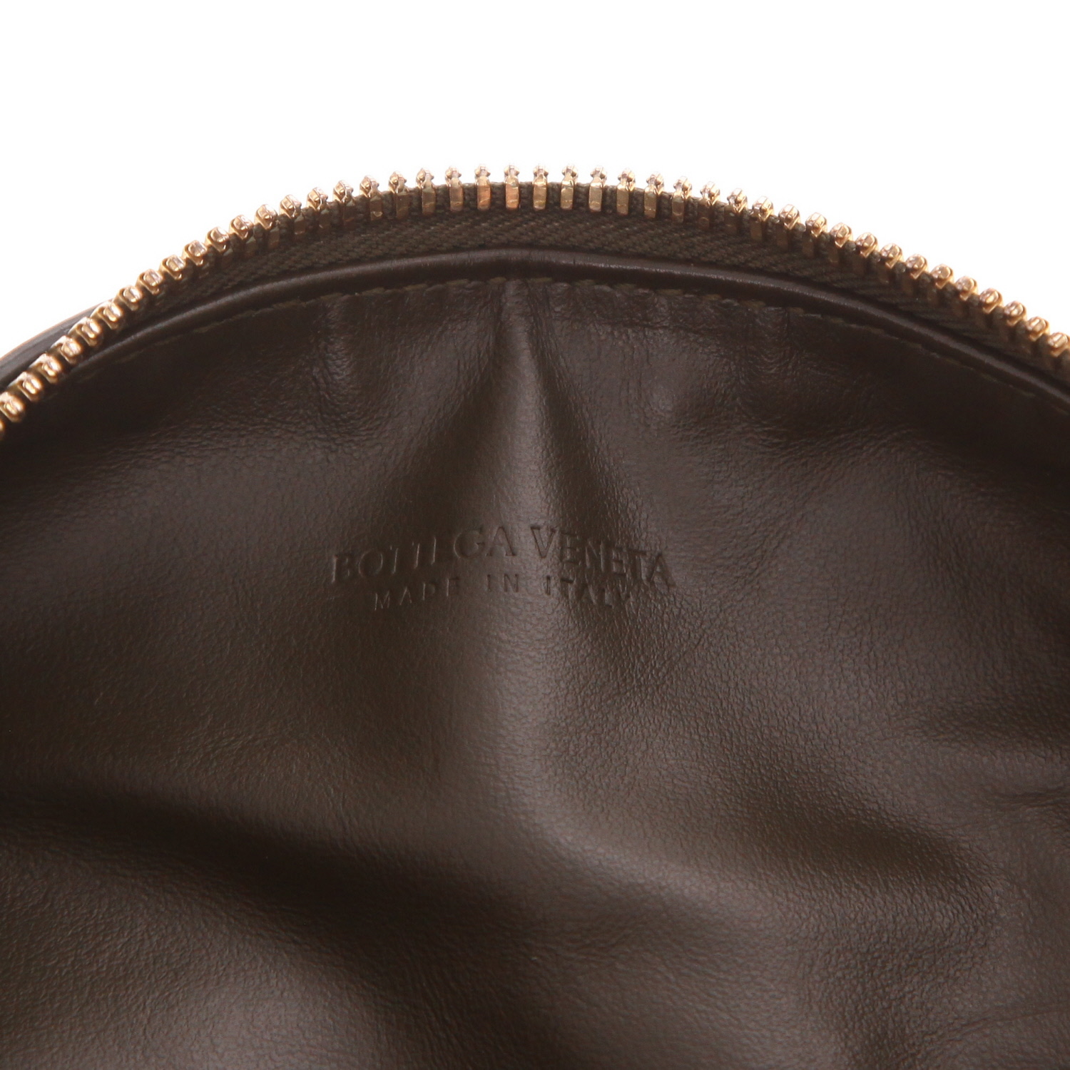 Bottega Veneta Wallace Mini handbag in khaki-green intrecciato leather - Detail D2