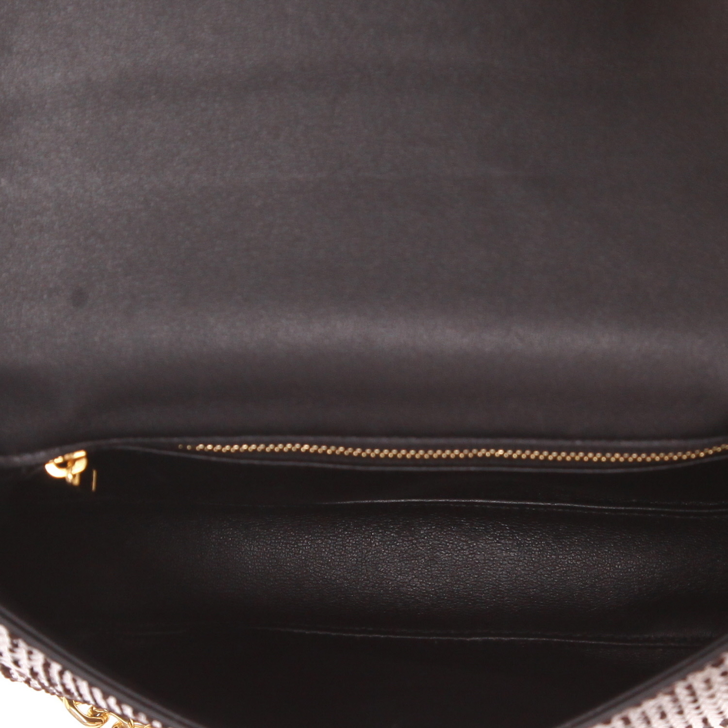Bolso de mano de Celine «Eslabón Triomphe» de piel de pitón marrón - Detail D3
