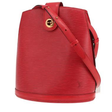 Bolso Louis Vuitton Cluny de piel Épi roja