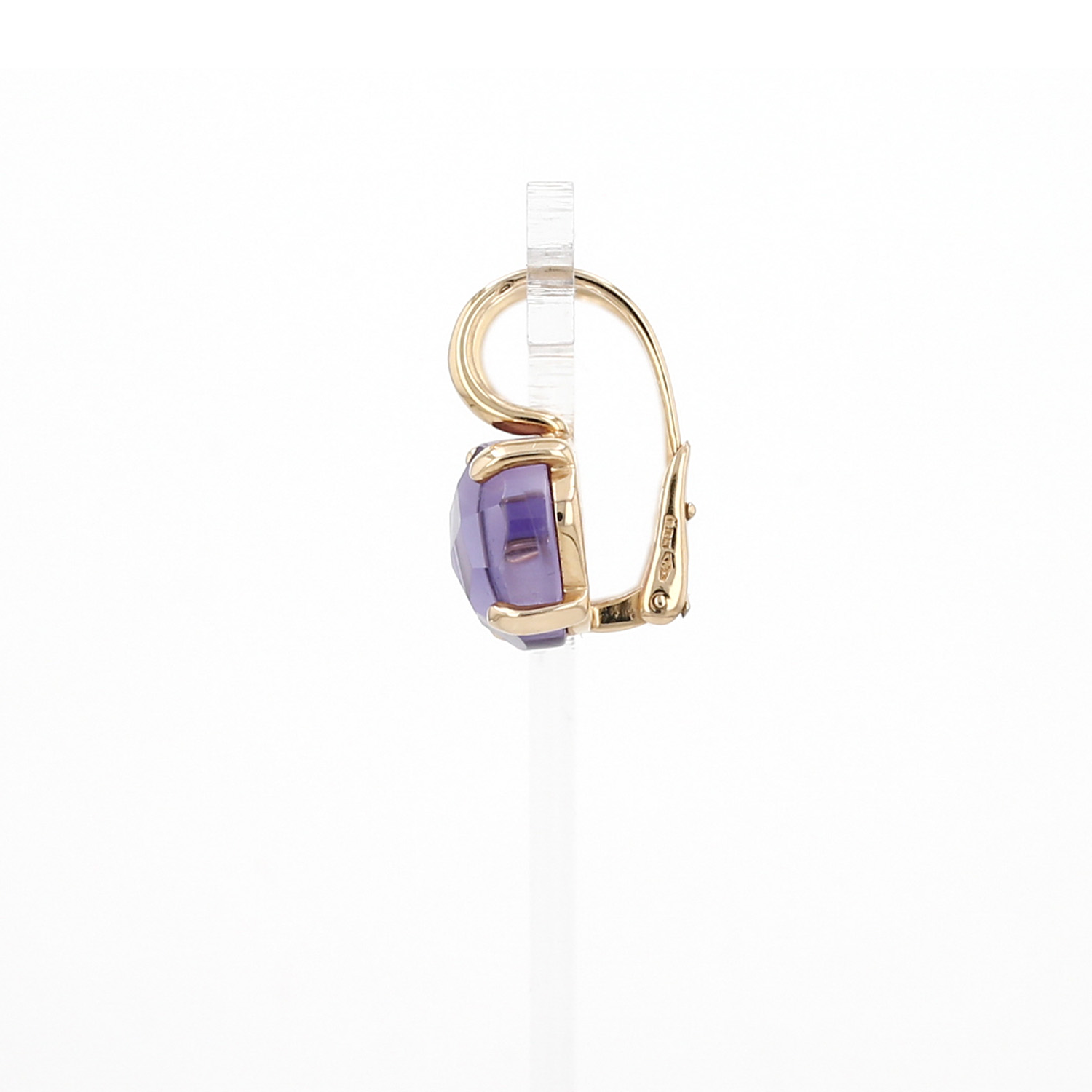 A pair of Pomellato Lola earrings in rose gold and amethysts - Detail D6