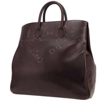 Sac de voyage Hermès  Haut à Courroies 40 cm A Relier en cuir Evergrain ébène