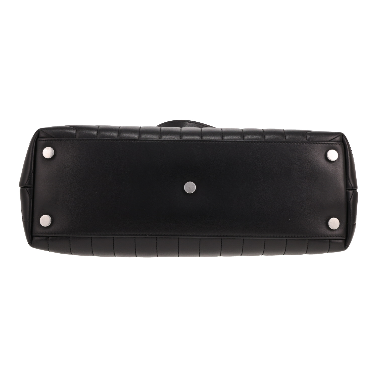 Borsa Saint Laurent Loulou, modello grande, in pelle trapuntata nera - Detail D1