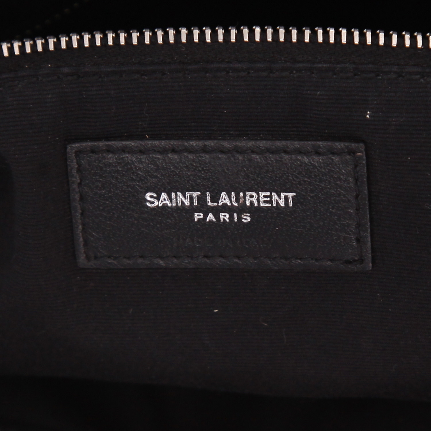 Borsa Saint Laurent Loulou, modello grande, in pelle trapuntata nera - Detail D2