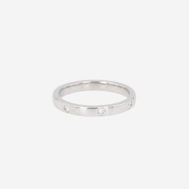 Alliance Chaumet Eternelles classiques en platine et diamants