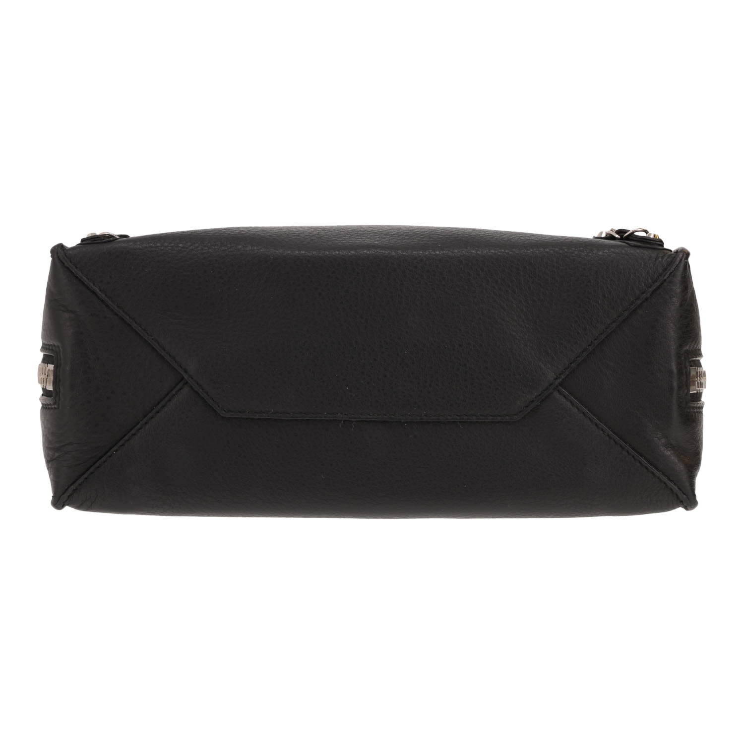 Sac à main Balenciaga  Papier en cuir noir - Detail D1