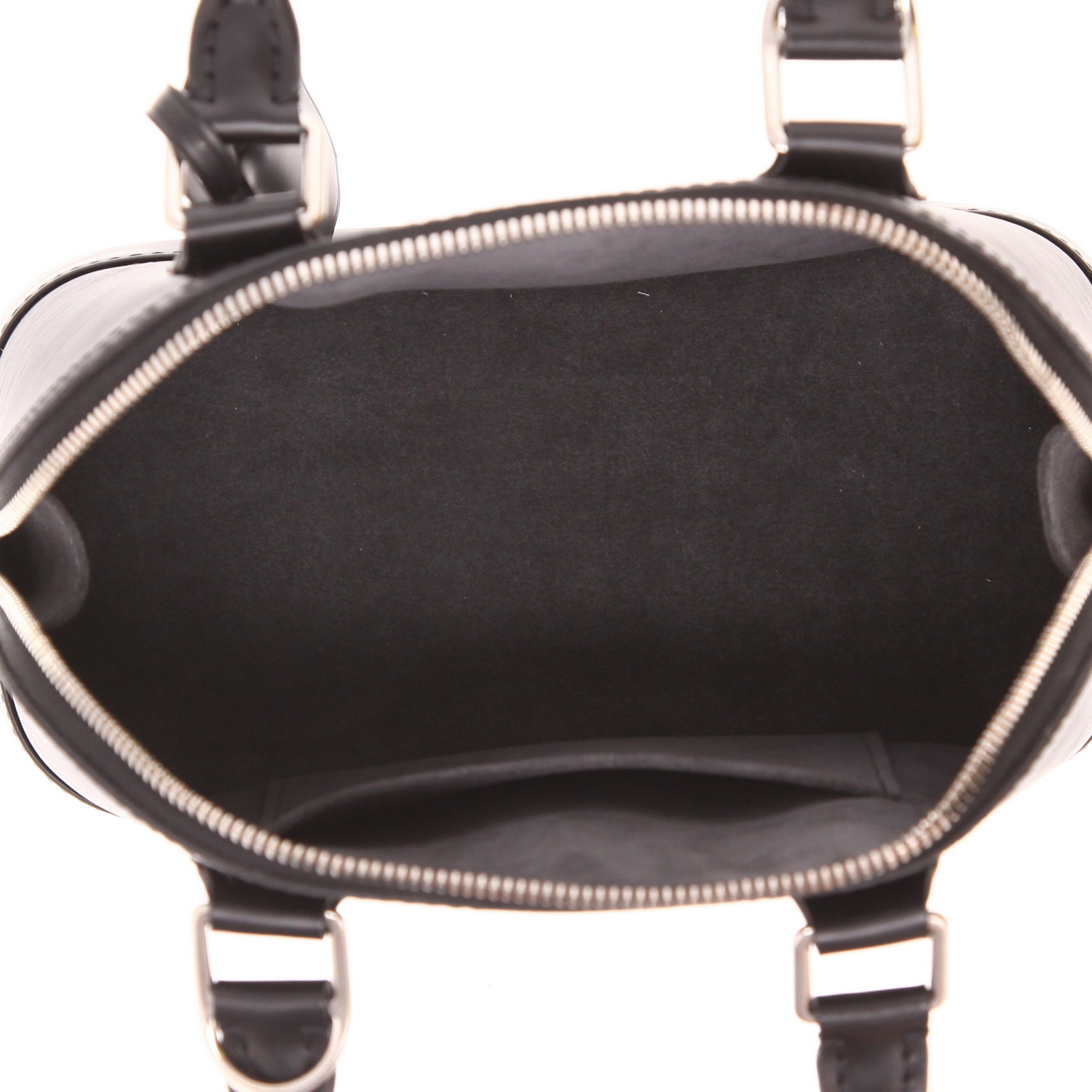 Bolso Louis Vuitton Alma BB de piel Épi Noir - Detail D3