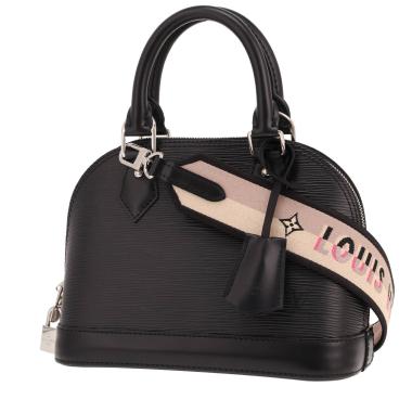 Louis Vuitton Alma BB handbag in Noir Épi leather