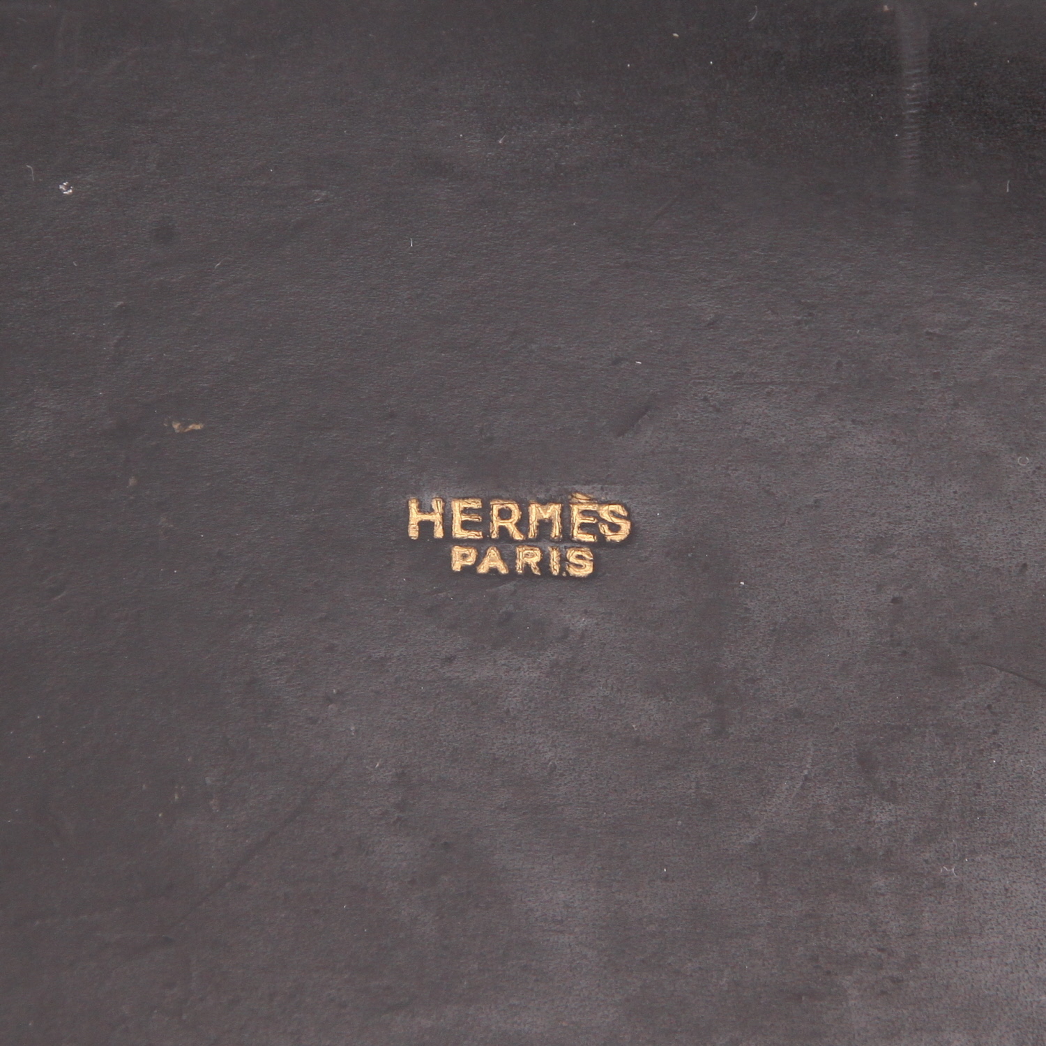 Hermès handbag – Black leather bucket bag - Detail D2